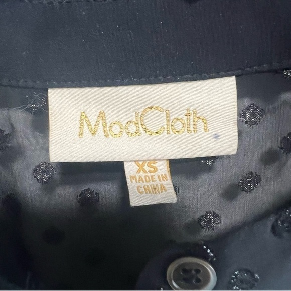 New without tags Mod Cloth Pin, Tuck, semi sheer with slip dress - Picture 7 of 7